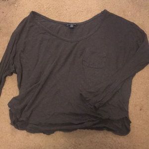 American eagle grey shirt